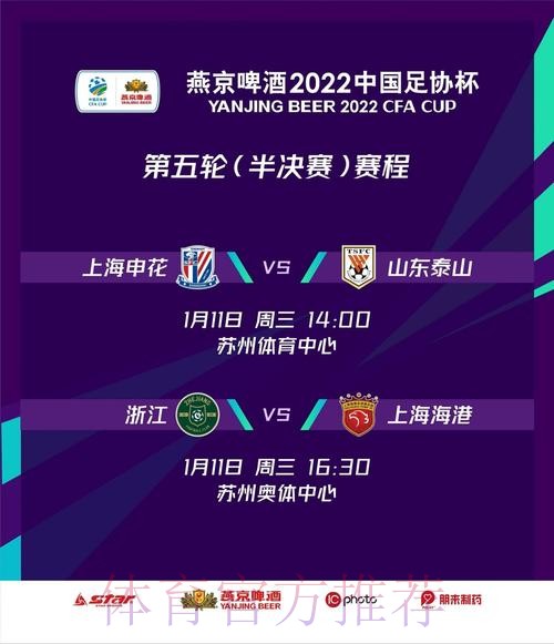 燕京啤酒2022中国足协杯决出四强  半决赛悬念再起